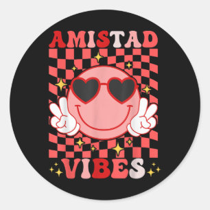 Amistad Vibes Rca System House of Friendship Lmile Runder Aufkleber