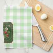 Amit one - Strawberry Geschirrtuch (Viertel Falte)