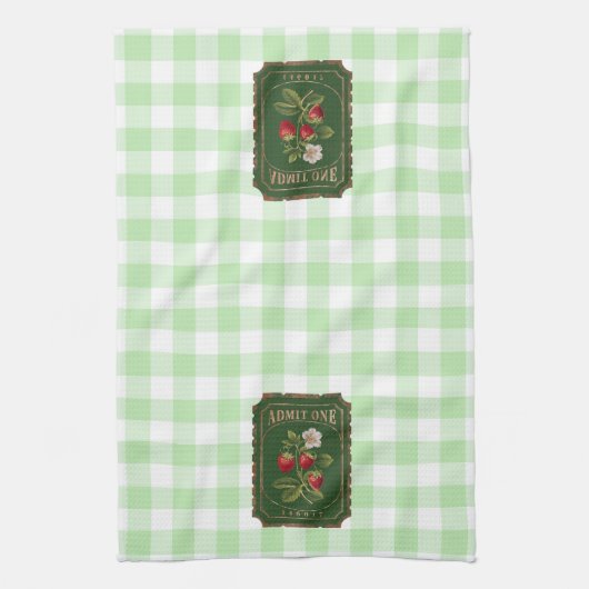 Amit one - Strawberry Geschirrtuch (Vertikal)