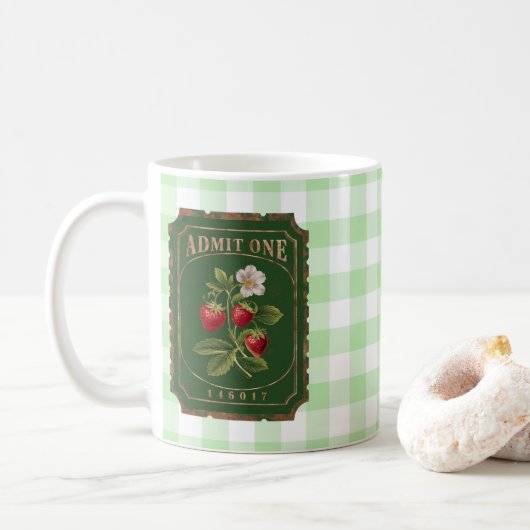 Amit one - Strawberry Kaffeetasse (Mit Donut)