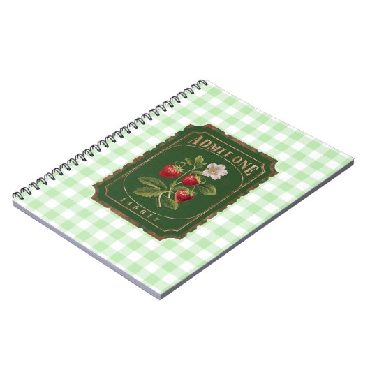 Amit one - Strawberry Notizblock (Linke Seite)