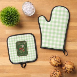 Amit one - Strawberry Ofenhandschuh & Topflappen-Set