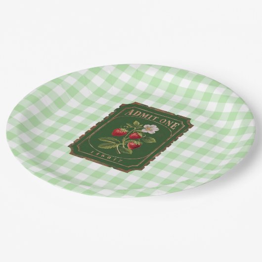 Amit one - Strawberry Pappteller (Schrägansicht)