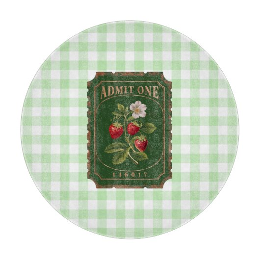 Amit one - Strawberry Schneidebrett (Vorderseite)