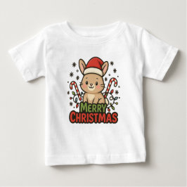 AMITA | Cute Bunny Merry Christmas Baby T-shirt