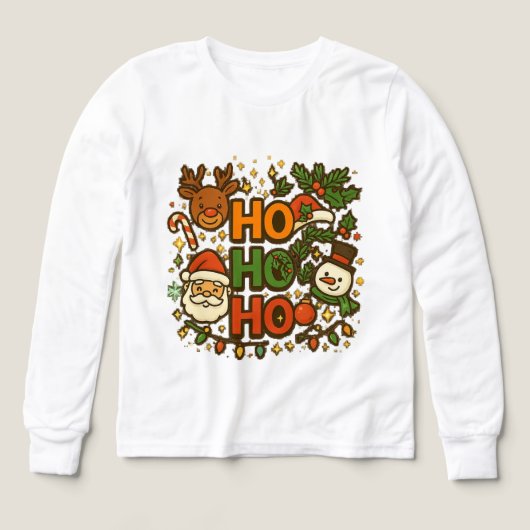 AMITA | HO HO HO Holiday Crew Tee (Design Vorderseite)