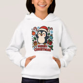 AMITA | Merry Christmas Penguin Hoodie (Vorderseite)