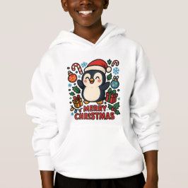 AMITA | Merry Christmas Penguin Hoodie