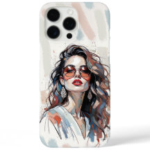 AMITA | Soft Pastel Art Frau Handyhüllen