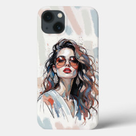 AMITA | Soft Pastel Art Frau Handyhüllen Case-Mate iPhone Hülle