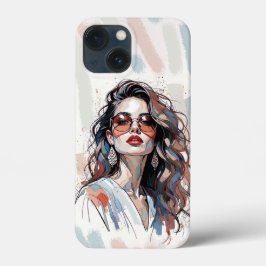 AMITA | Soft Pastel Art Frau Handyhüllen Case-Mate iPhone Hülle