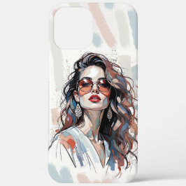 AMITA | Soft Pastel Art Frau Handyhüllen Case-Mate iPhone Hülle