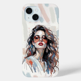 AMITA | Soft Pastel Art Frau Handyhüllen Case-Mate iPhone Hülle