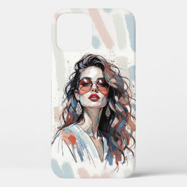 AMITA | Soft Pastel Art Frau Handyhüllen Case-Mate iPhone Hülle