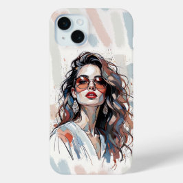 AMITA | Soft Pastel Art Frau Handyhüllen Case-Mate iPhone Hülle