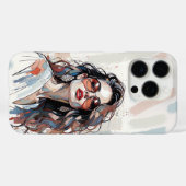 AMITA | Soft Pastel Art Woman Phone Cases (Rückseite (Horizontal))
