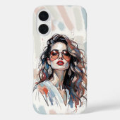 AMITA | Soft Pastel Art Woman Phone Cases (Rückseite)