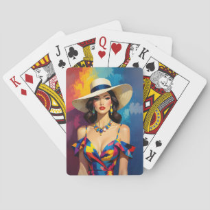 AMITA Unendlicher Sommer-Muse Abstrakte Elegan Spielkarten