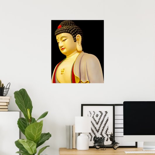 Amitabha Buddha 03 Poster (Heimbüro)