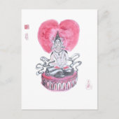 Amitabha Buddha Heart Postkarte (Vorderseite)