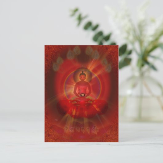 'Amitabha Buddha' Postkarte (Stehend Vorderseite)