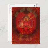 'Amitabha Buddha' Postkarte (Vorne/Hinten)