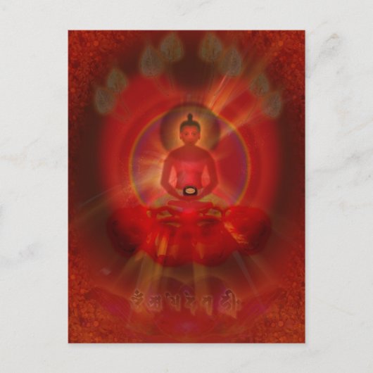 'Amitabha Buddha' Postkarte (Vorderseite)