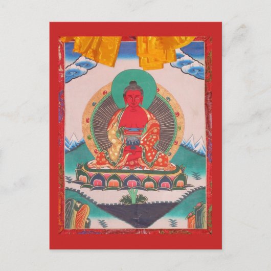 Amitabha Buddha Postkarte (Vorderseite)