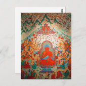 Amitabha Buddha Sukhavati Pure Land Postkarte (Vorne/Hinten)