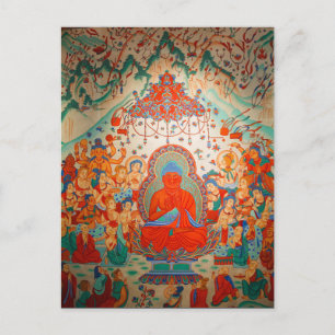 Amitabha Buddha Sukhavati Reines Land Postkarte