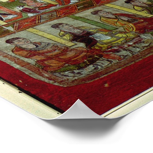 Amitabha-Paradies Poster (Ecke)