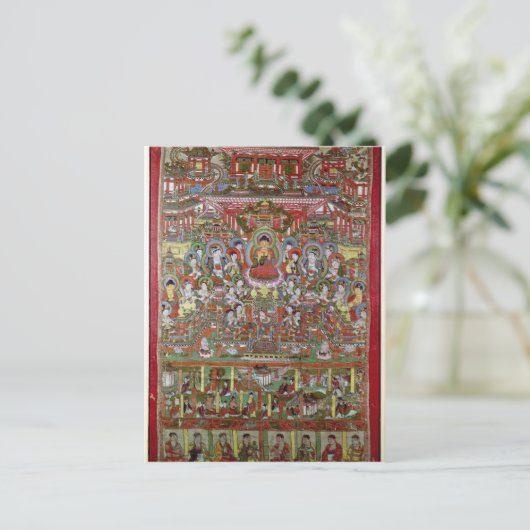 Amitabha-Paradies Postkarte (Stehend Vorderseite)