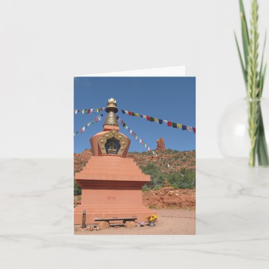 Amitabha Stupa Sedona Karte (Vorderseite)