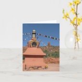 Amitabha Stupa Sedona Karte (Gelbe Blume)