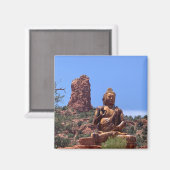 Amitabha Stupa und Friedenspark Sedona Foto Magnet (Vorderseite/Rückseite)