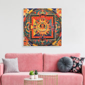 Amitayus Mandala Leinwanddruck (Insitu (Wohnzimmer))