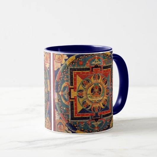 Amitayus Mandala Tasse (VorderseiteRechts)