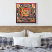 Amitayus mandala, tibetische Schule des 19. Jahrhu Leinwanddruck (Insitu (Schlafzimmer))