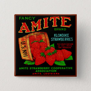 Amite Klondike Erdbeeren Button