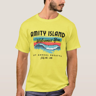 Amity Island heißt Sie willkommen - Jaws Movie T - T-Shirt
