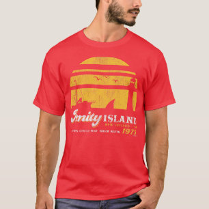 Amity Island Sunset Worout Universelle UCS LLC T-Shirt
