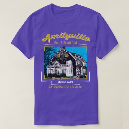 Amityville Bett Frühstück T-Shirt (Design vorne)