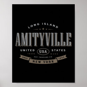 Amityville NY New York Urlaubs-Souvenir Poster