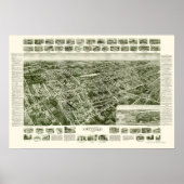 Amityville, NY Panoramic Map - 1925 Poster (Vorne)