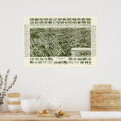 Amityville, NY Panoramic Map - 1925 Poster (Küche)