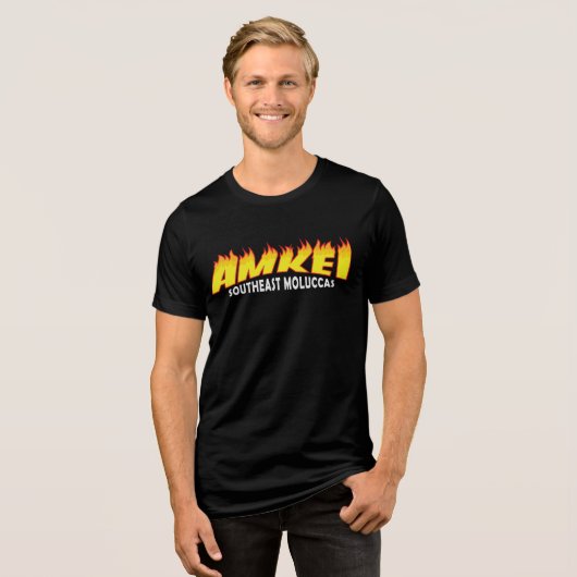 Amkei Evav Larvul Ngabal Tri-Blend Shirt (Vorderseite voll)