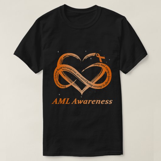 AML Warrior I'm Fine Acute Myeloid Leukemia Awaren T-Shirt (Design vorne)