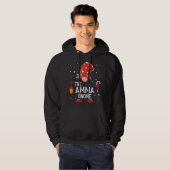 Amma Gnome passt Familie Weihnachten Gnome Paj Hoodie (Vorne ganz)