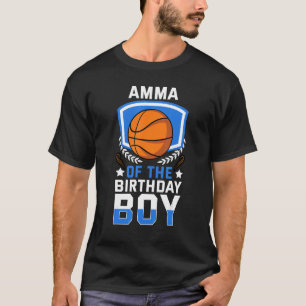 Amma von der Geburtstagsjunge Basketballfamilie Ce T-Shirt