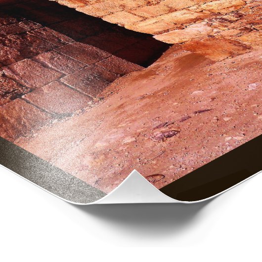 Amman Citadel Fotodruck (Ecke)